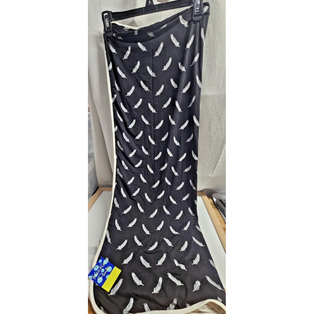 Kickee Pants stroller blanket midnigh falling feather‎ Bamboo Viscose O/S